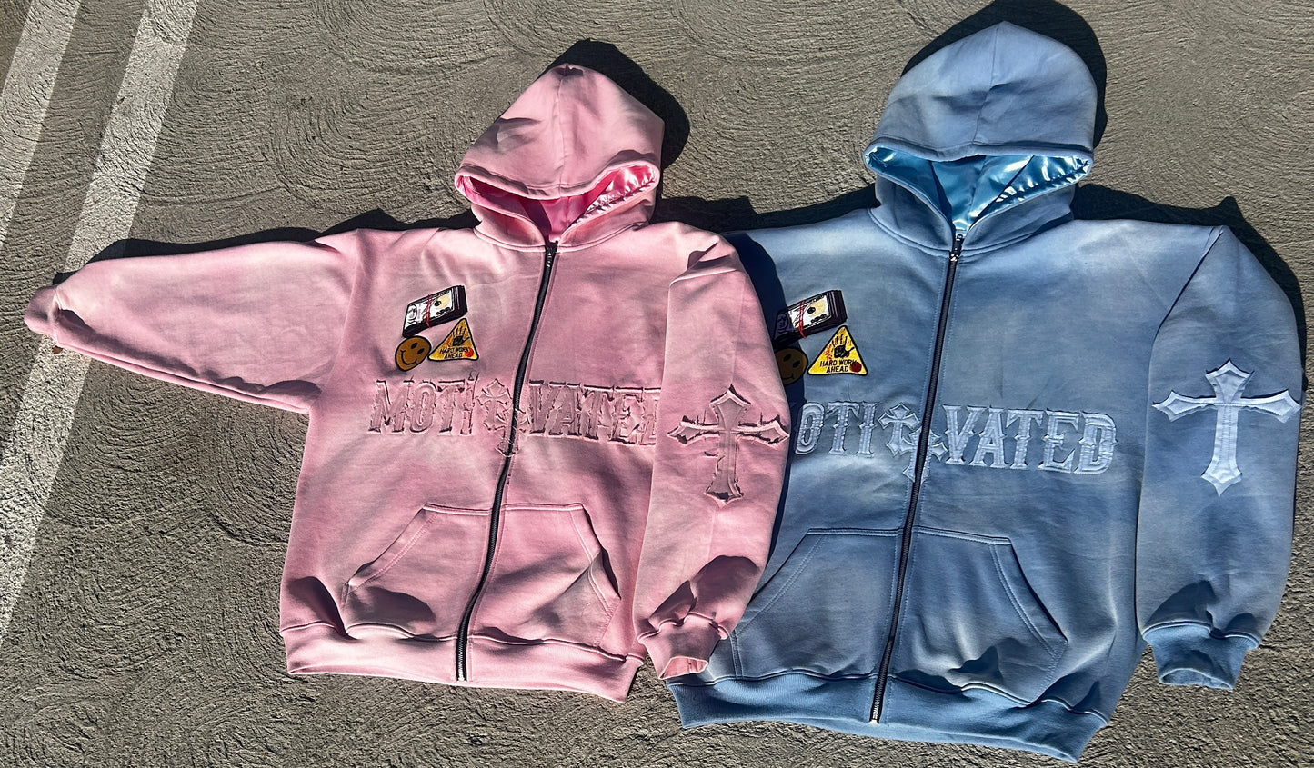 Pink Motivated hoodie